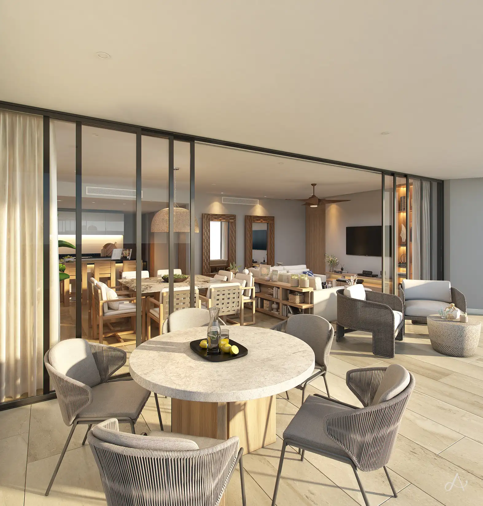 Antilia Cozumel 3 Bedroom Residence 1302 Beachfront — property photograph 2