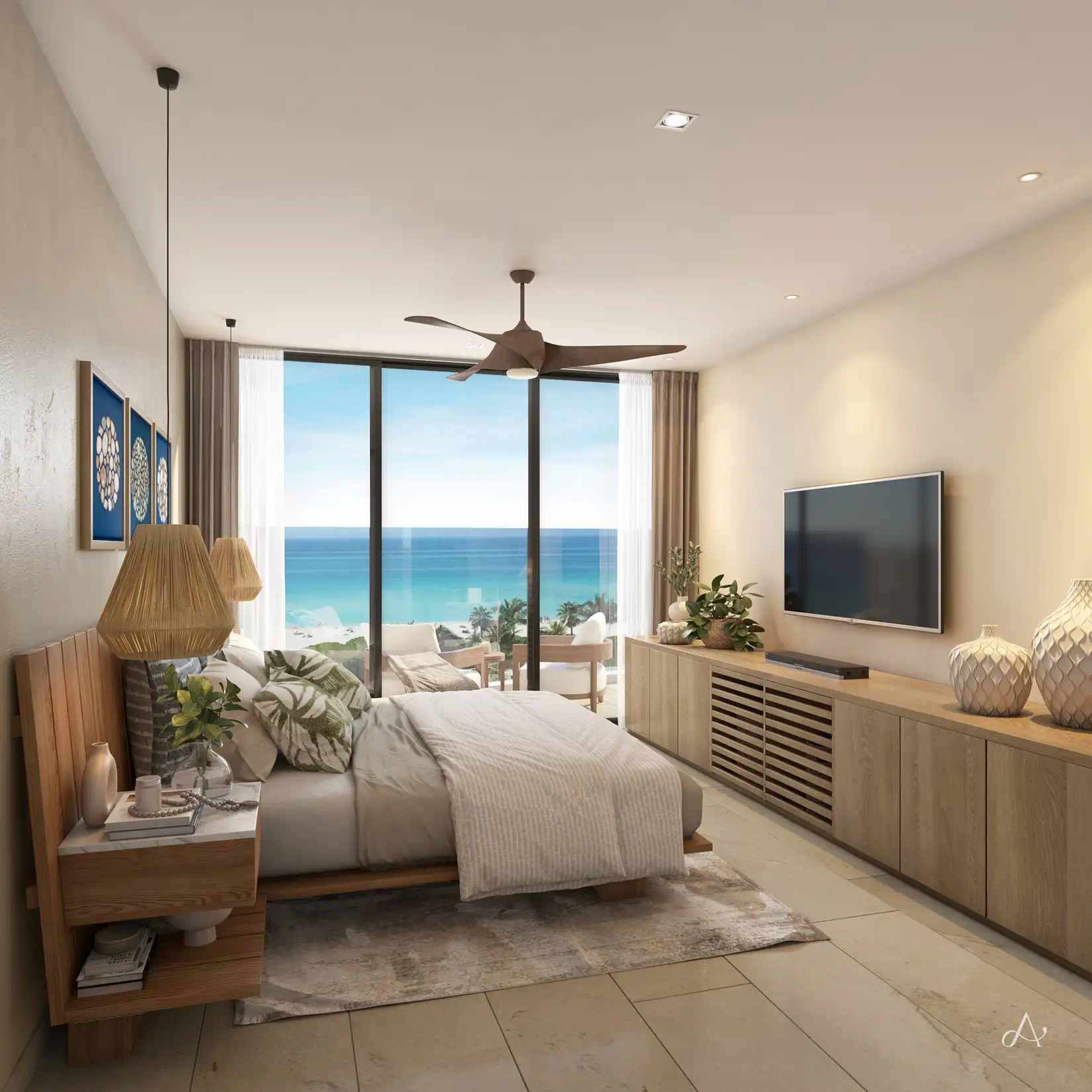 Antilia Cozumel 2 Bedroom Residence 1202 Beachfront — property photograph 3