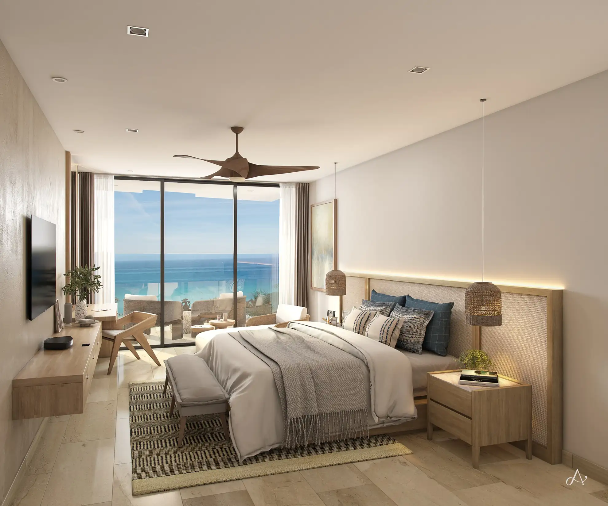 Antilia Cozumel 3 Bedroom Residence 1302 Beachfront — property photograph 3